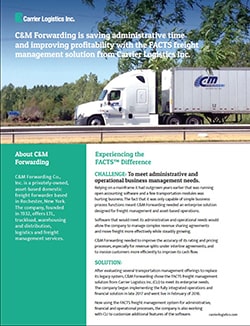 C&M Forwarding Case Study