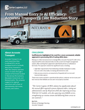 Accurate Transport Carrier Logistics Case Study